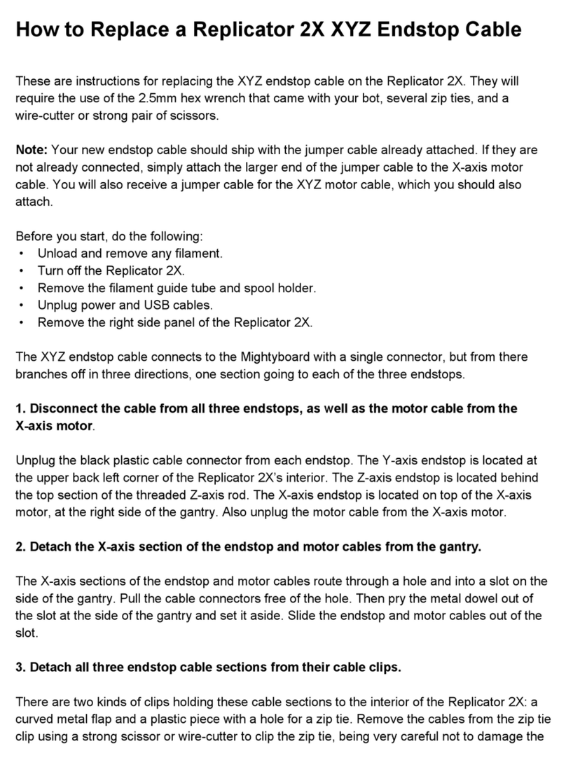 MakerBot Replicator 2X How to replace