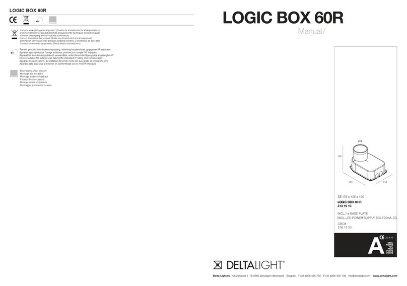 Delta Light LOGIC BOX 60R User manual