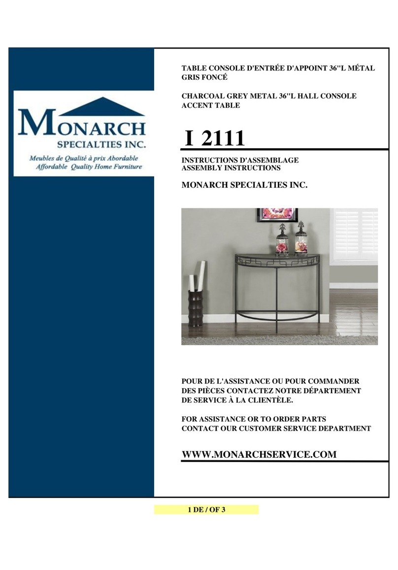 Monarch I 2111 Assembly instructions