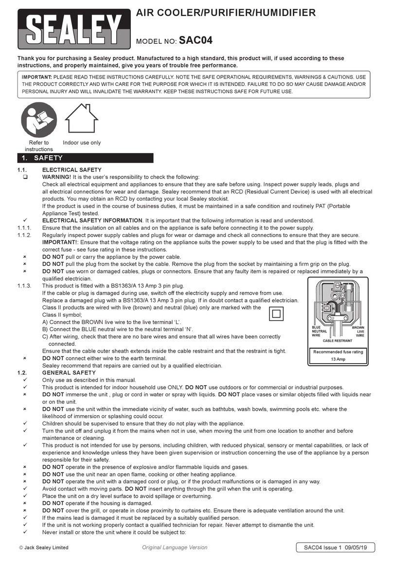 Sealey SAC04 User manual Sealey SAC04 User manual