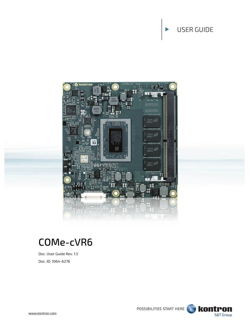 S&T kontron COMe-cVR6 User manual S&T kontron COMe-cVR6 User manual