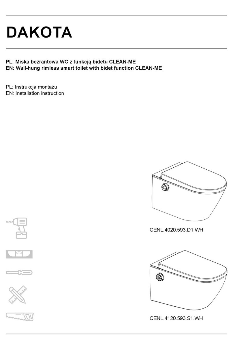 Excellent DAKOTA CENL.4020.593.D1.WH Installation instruction Excellent DAKOTA CENL.4020.593.D1.WH Installation instruction