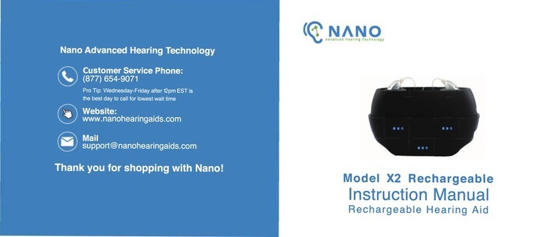 NANO X2 Rechargeable User manual