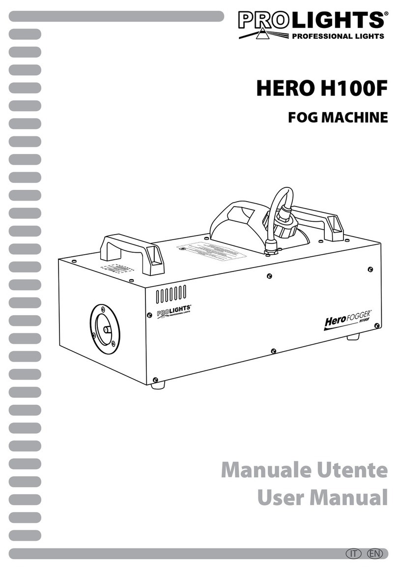 ProLights HERO H100F User manual ProLights HERO H100F User manual
