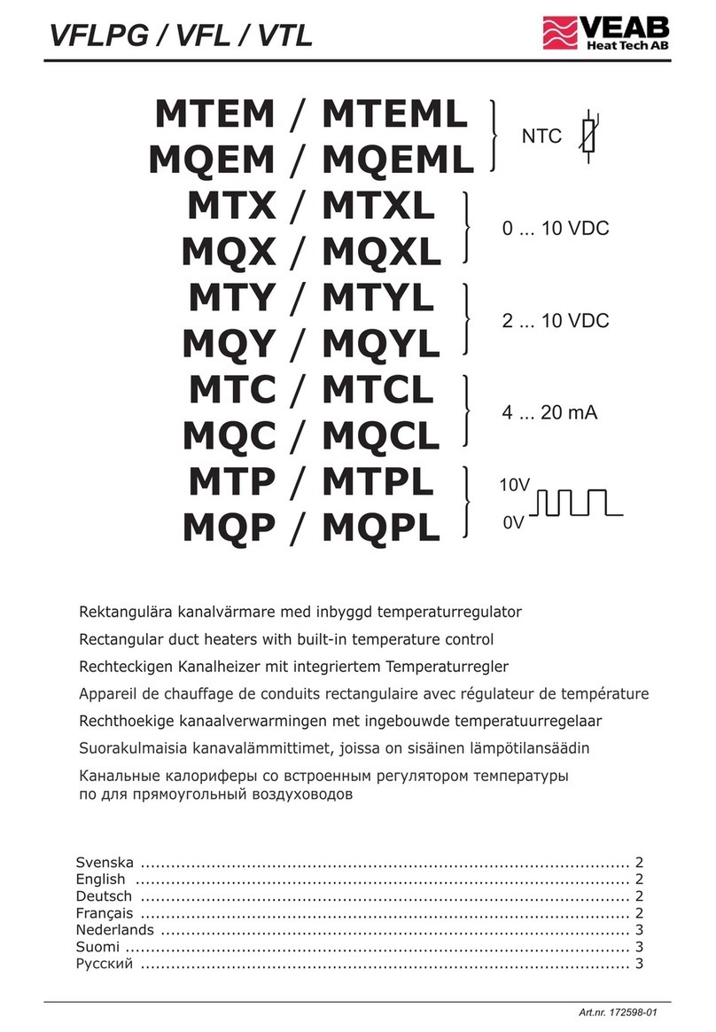 VEAB VFLPG Series User manual