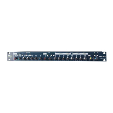 KV2 Audio VHD PRE-EQ User manual