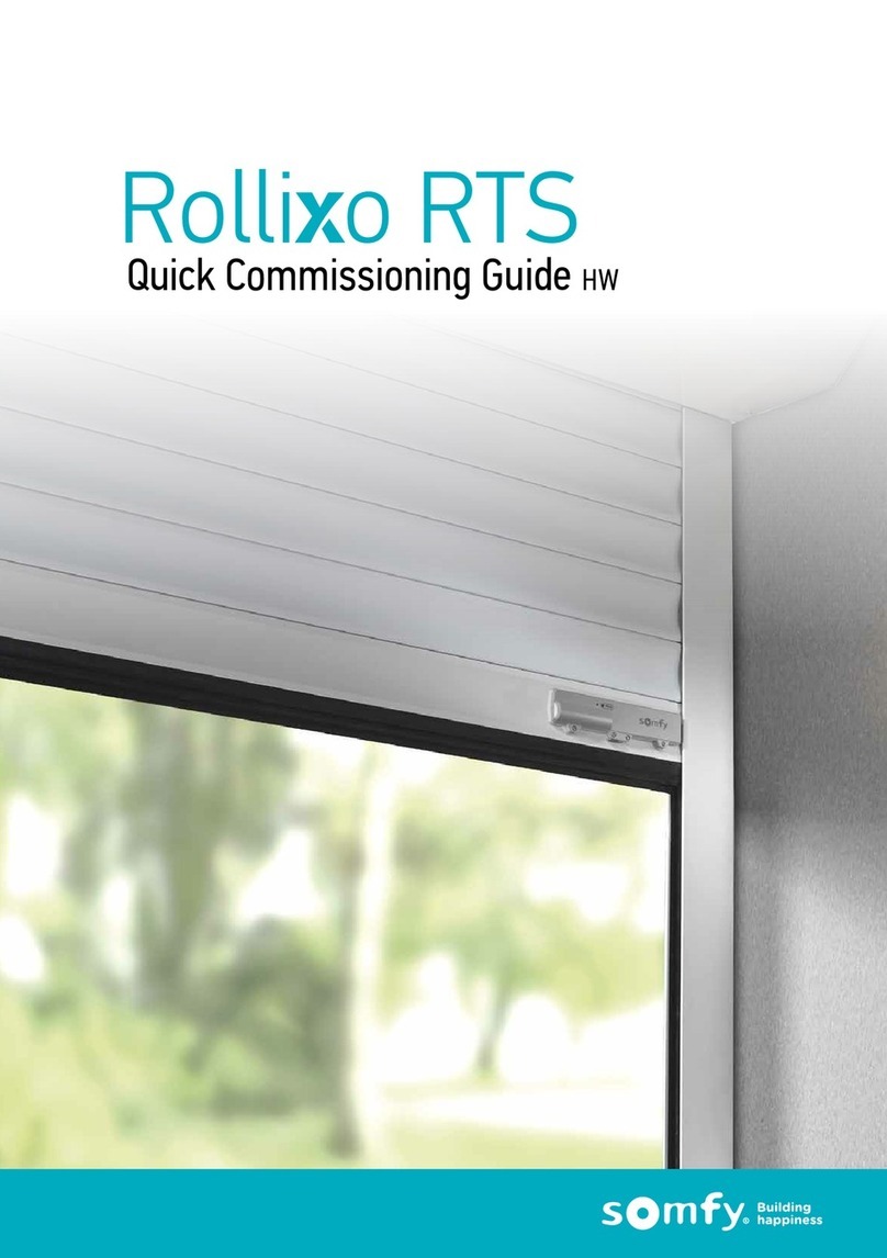 SOMFY Rollixo RTS User manual