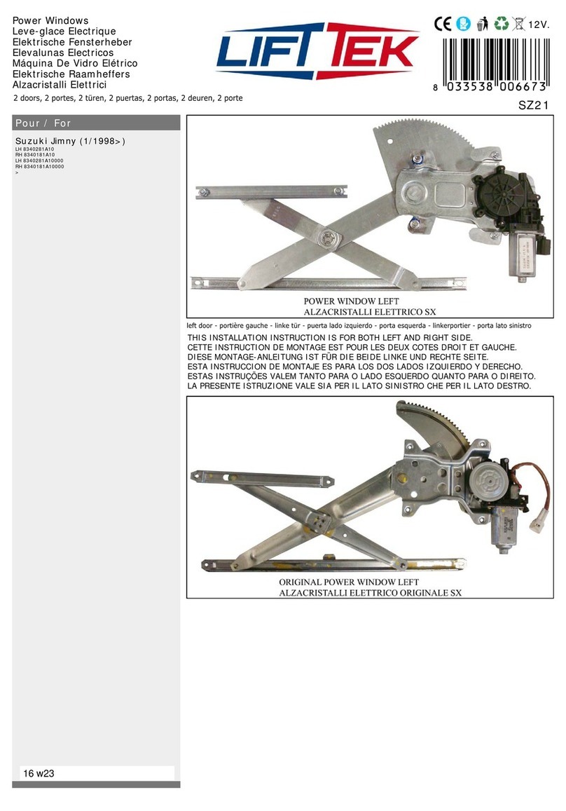 Lift Tek SZ21 quick guide