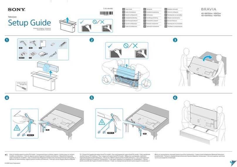 Sony BRAVIA KD-49X70 Series User manual