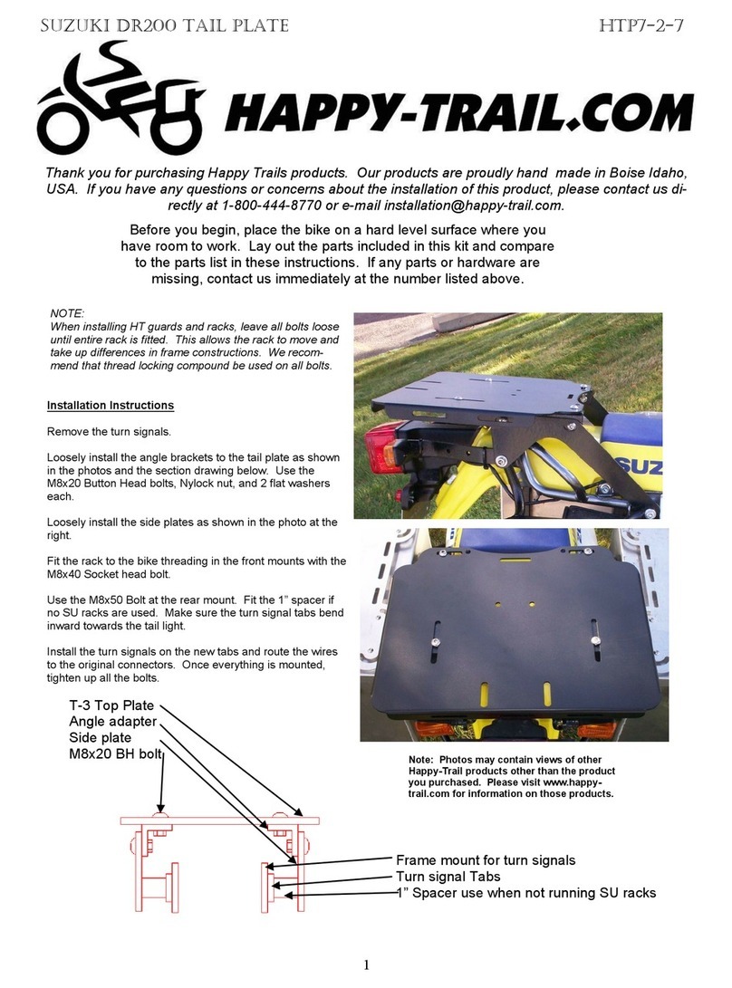 Happy Trails HTP7-2-7 User manual
