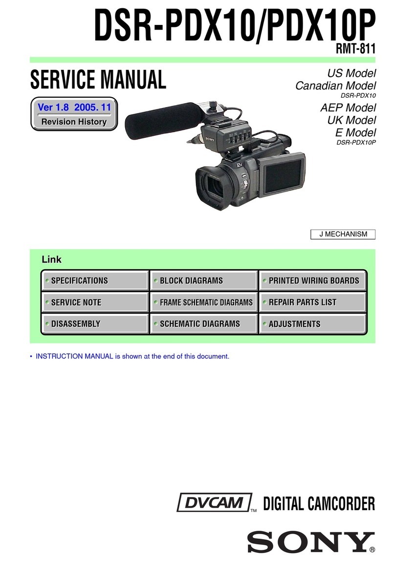 Sony DVCAM DSR-PDX10 User manual