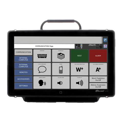 Prentke Romich Company Accent 1400 user guide