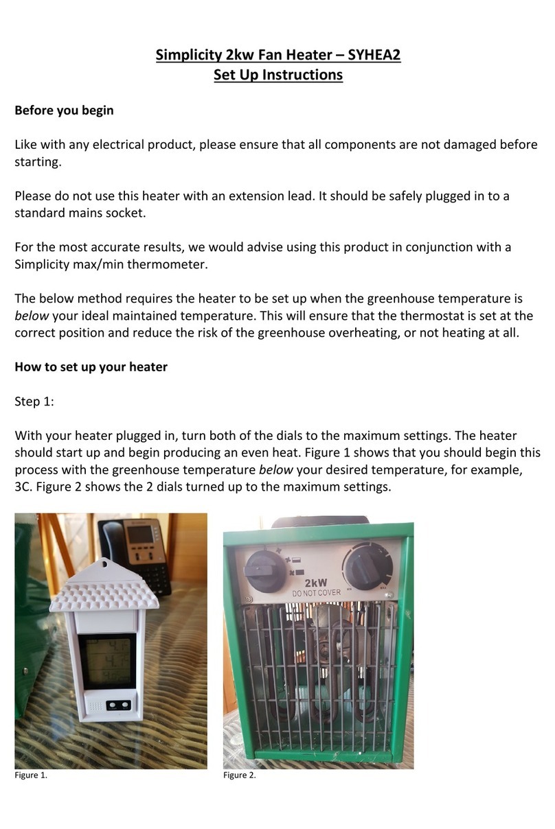 Simplicity SYHEA2 Setup instructions