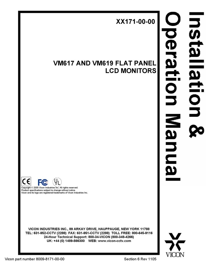 Vicon VM617 User manual