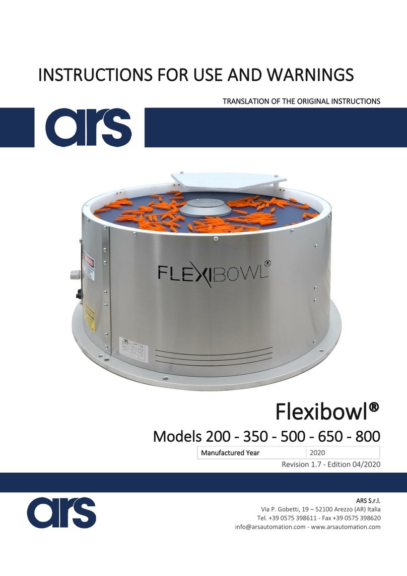 ARS Flexibowl 200 Instructions for use and warnings
