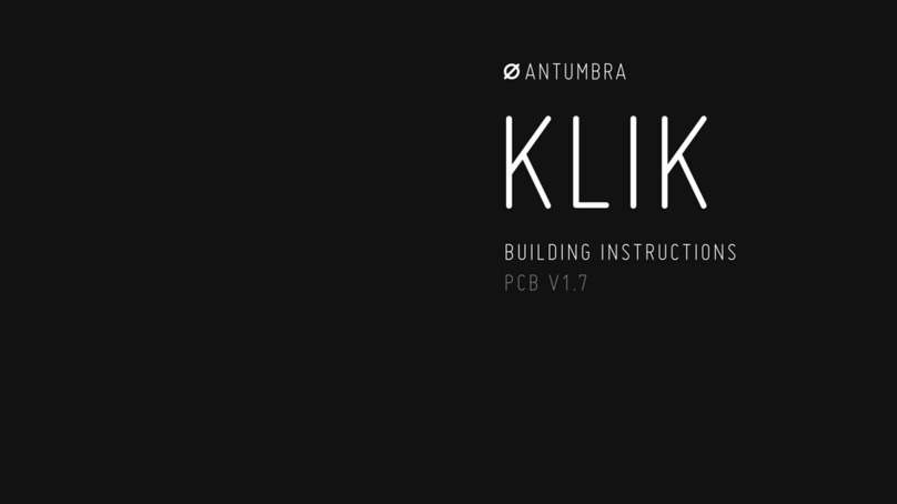 ANTUMBRA KLIK Building instructions