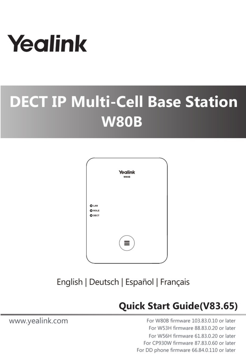 Yealink W80B User manual