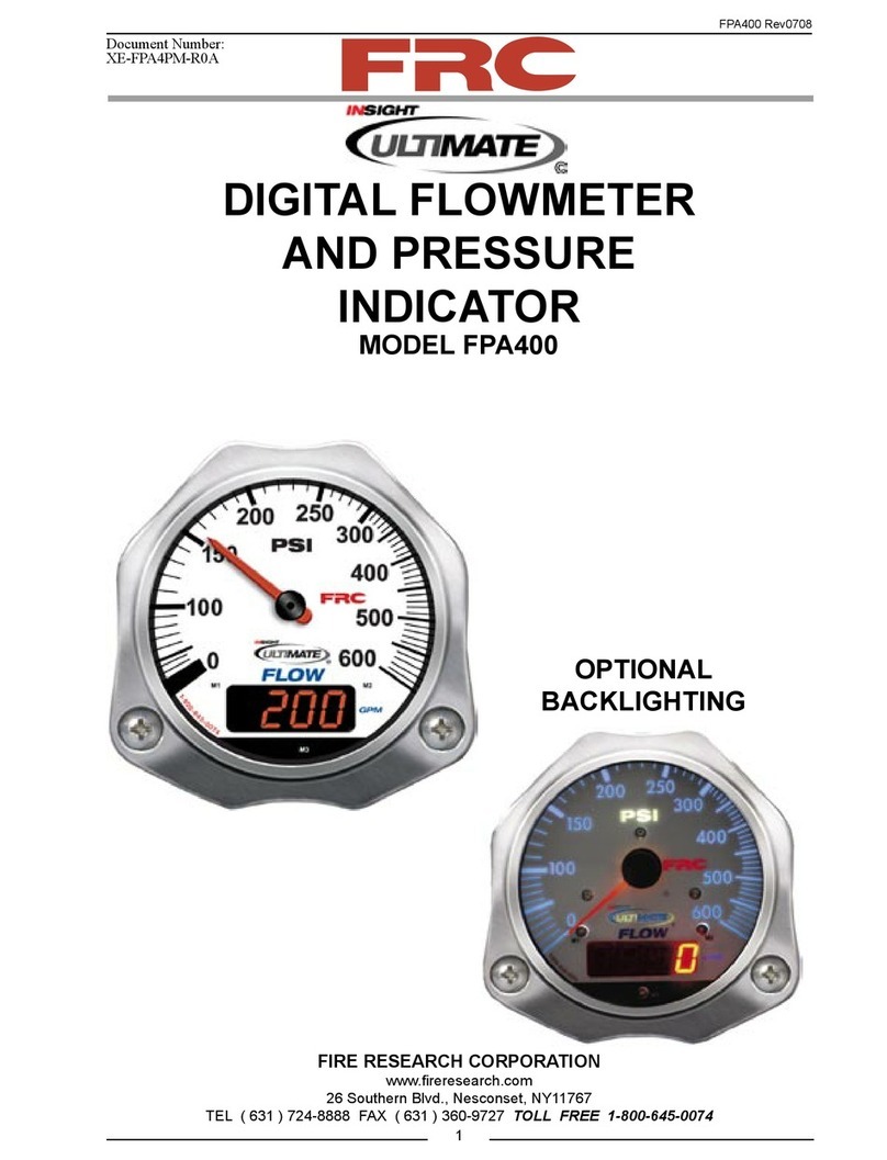 FRC FPA400 User manual FRC FPA400 User manual