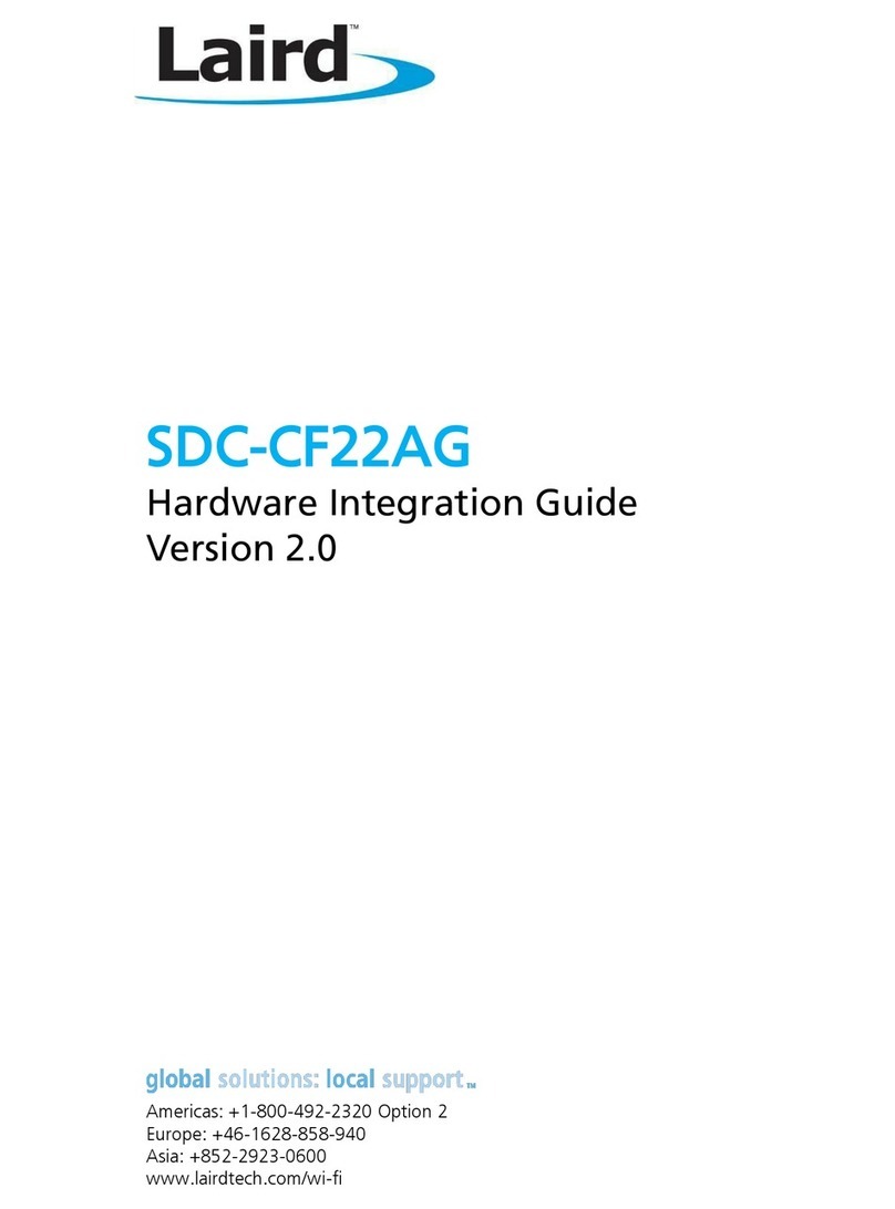Laird SDC-CF22AG Hardware integration guide