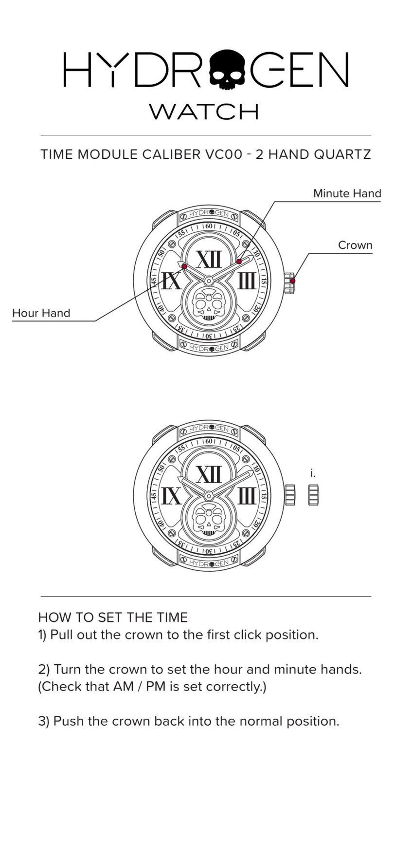 Hydrogen Vista Roman User manual