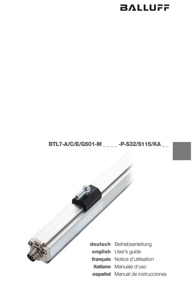 Balluff BTL7 Series User manual