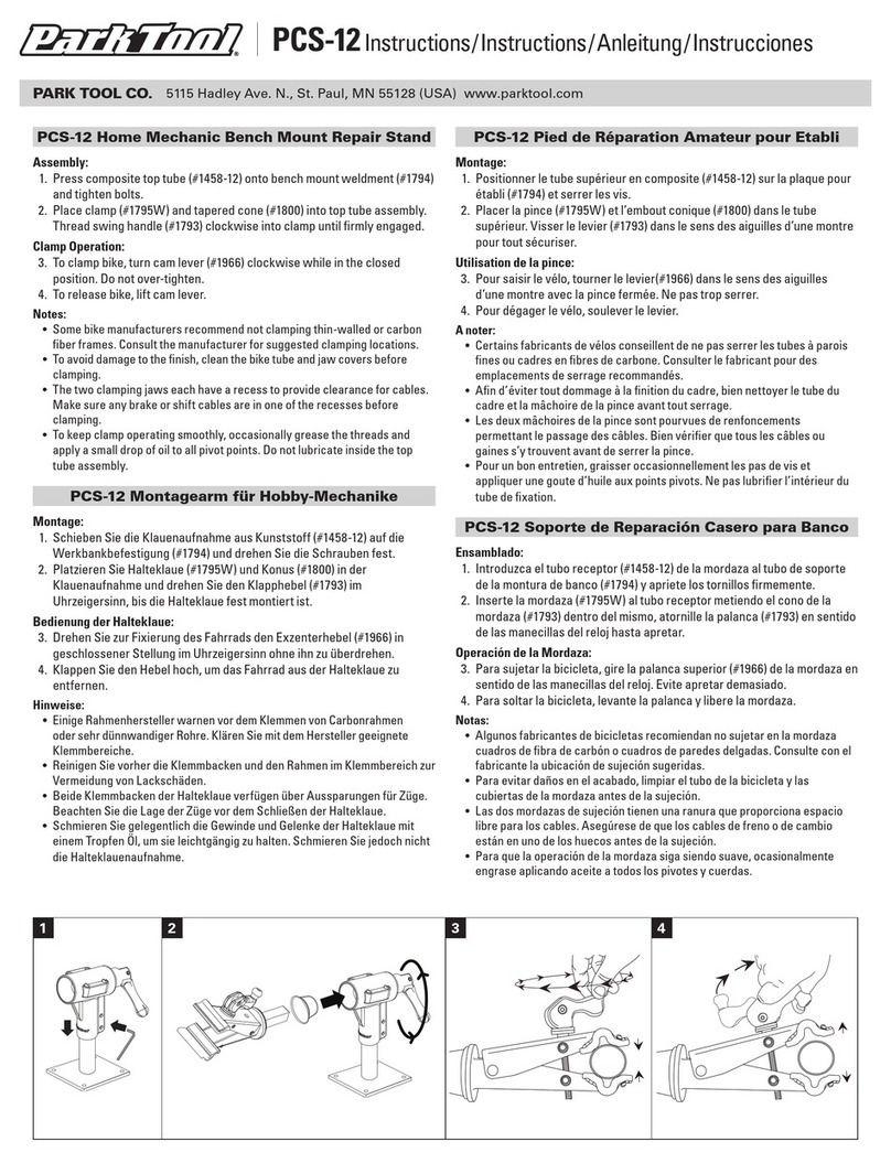parktool PCS-12 instructions