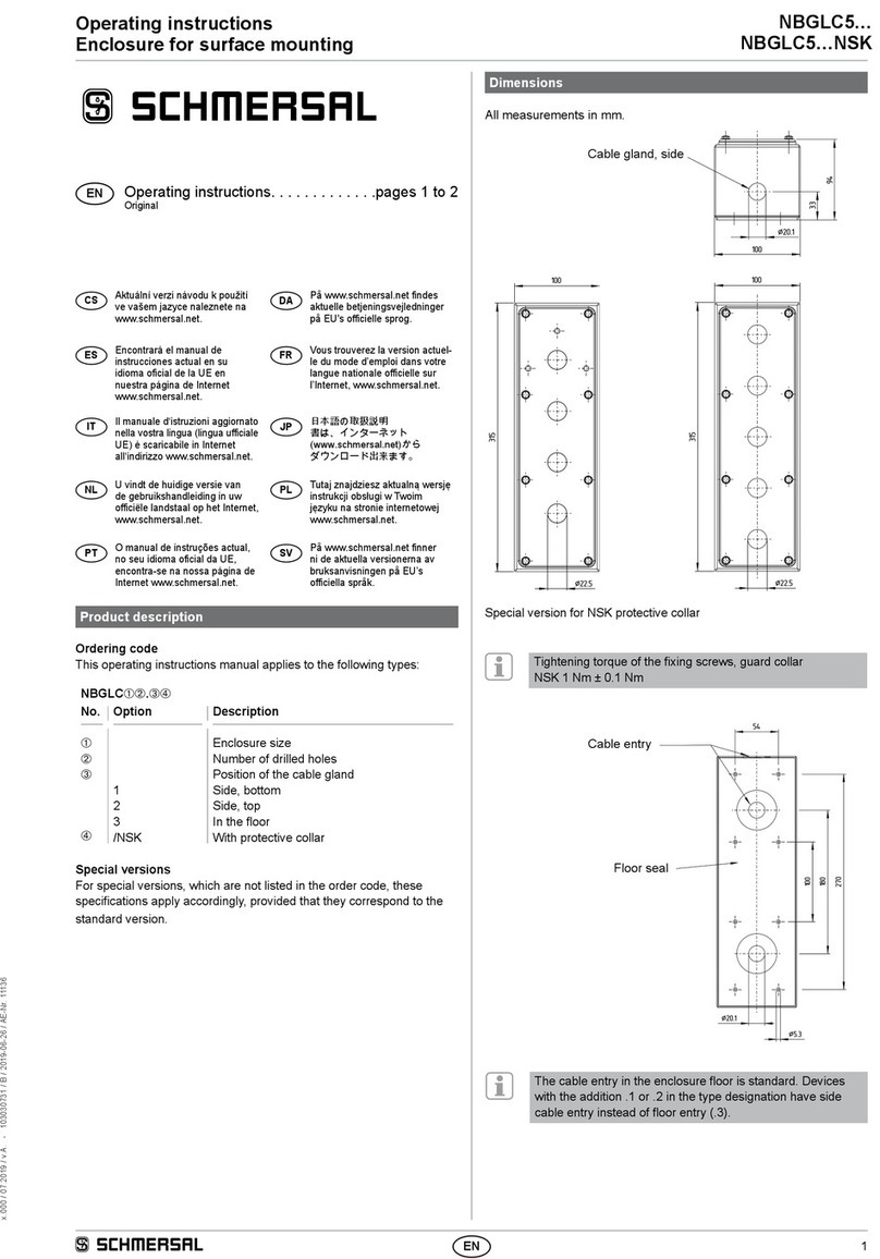 schmersal NBGLC5 Series operating instructions
