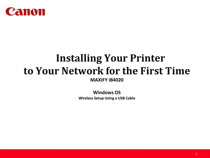 Canon MAXIFY iB4020 Installation and maintenance instructions