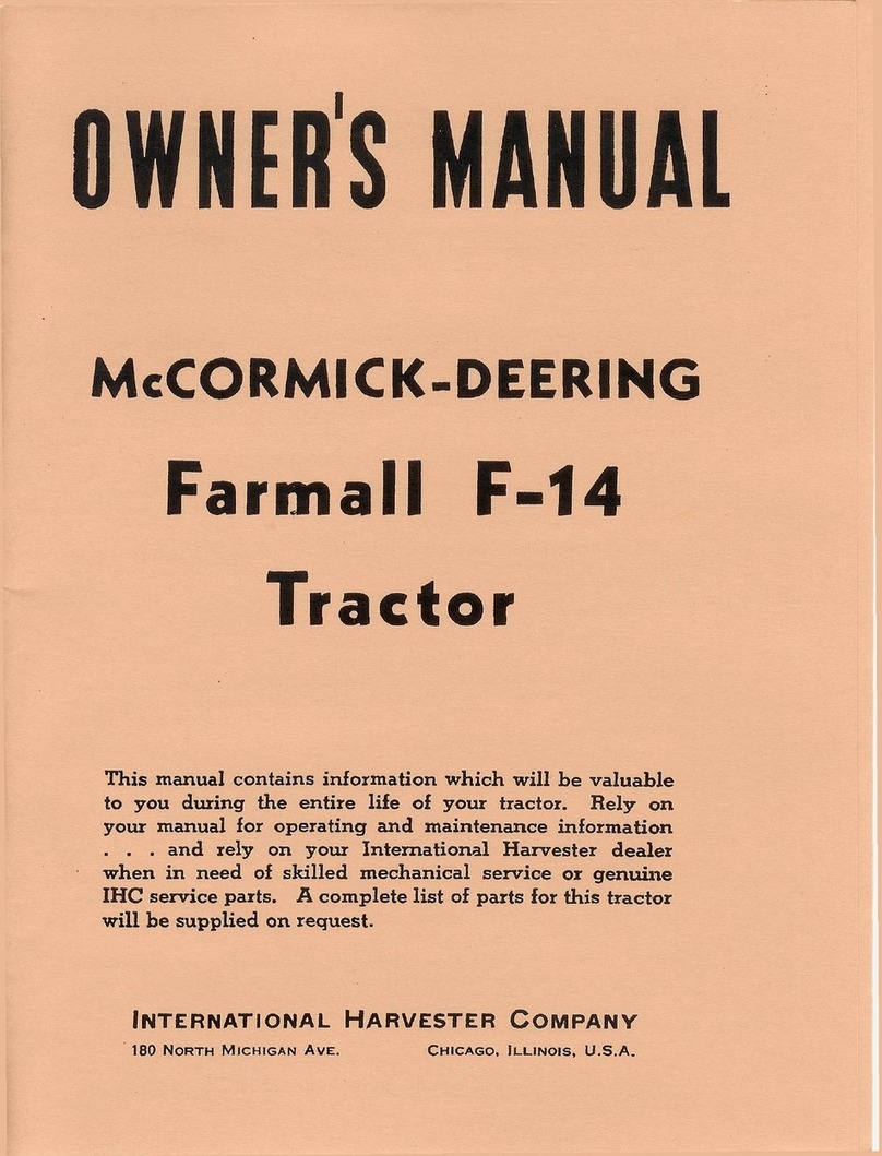 McCormick-Deering Farmall F-14 owner's manual