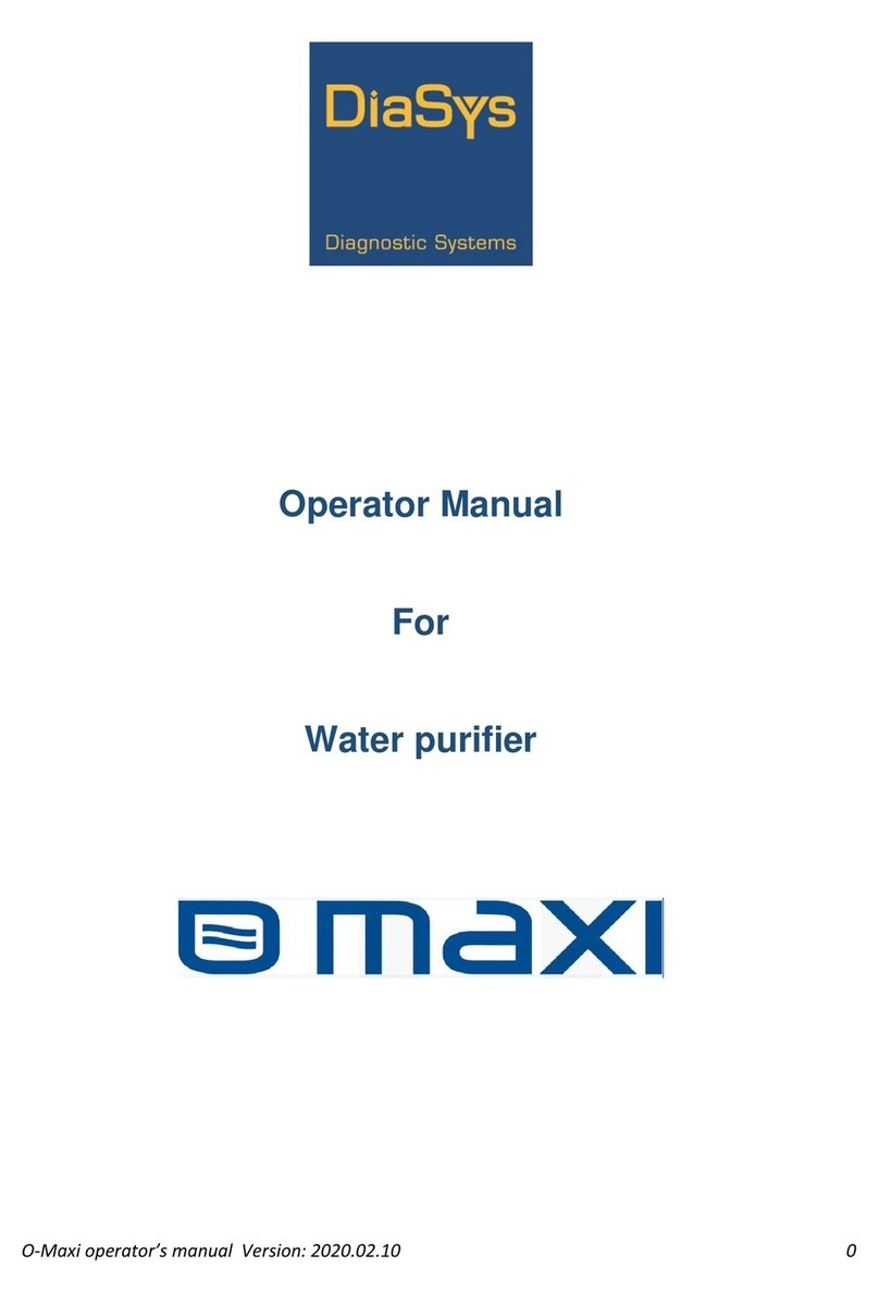 DiaSys O-Maxi OM Series Operator's manual