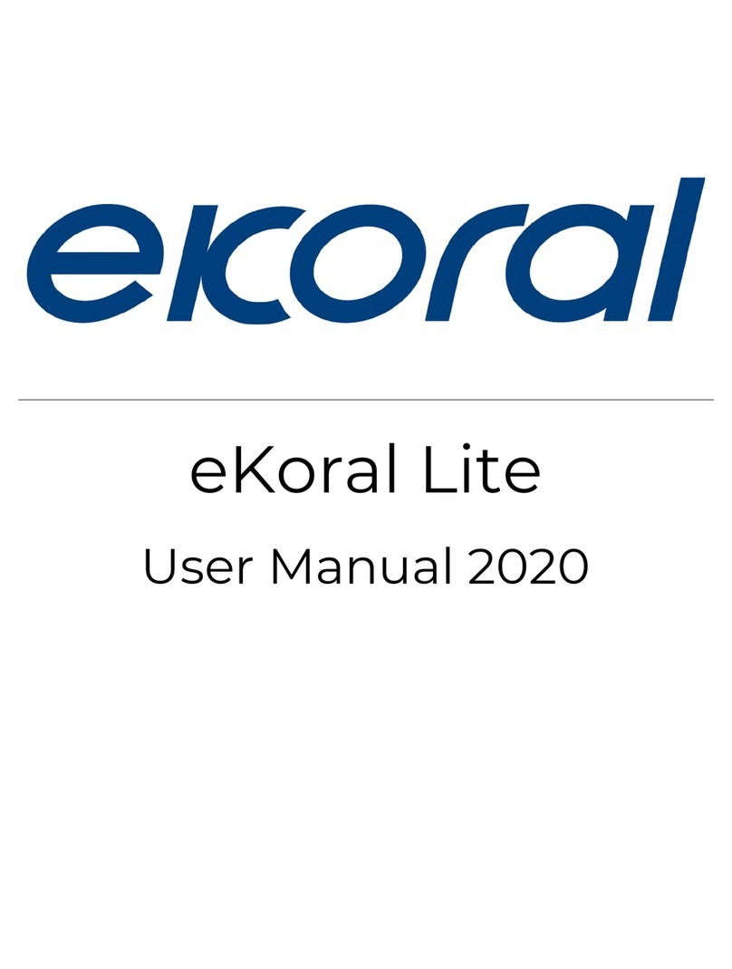 eKoral Lite user manual eKoral Lite user manual