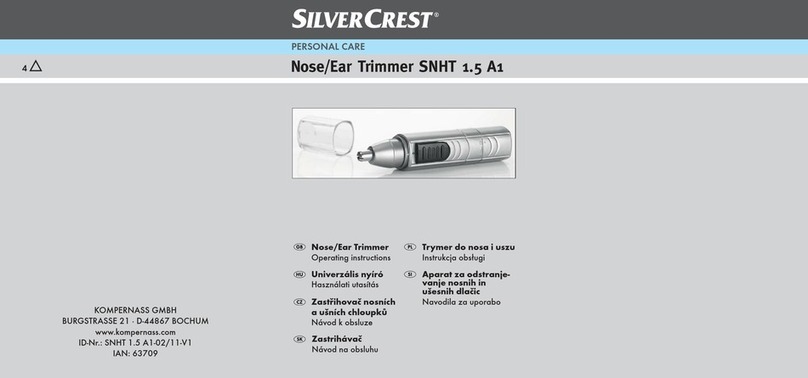 Silvercrest SNHT 1.5 A1 operating instructions