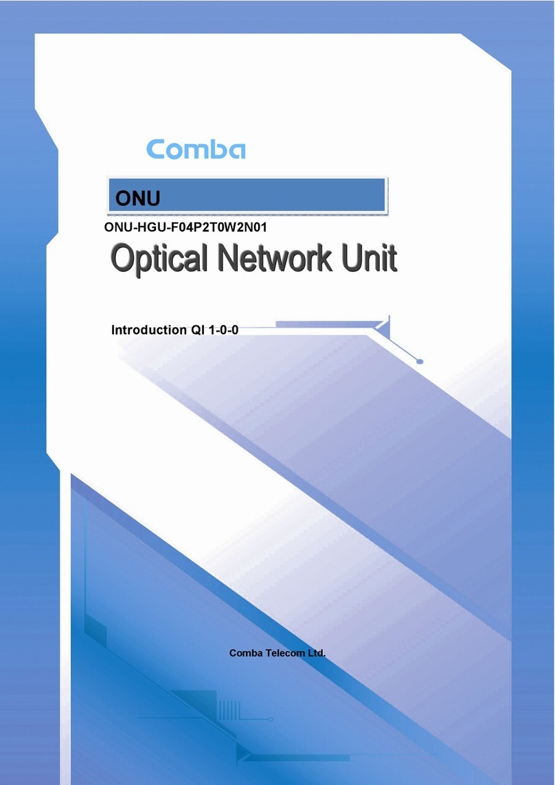 Comba Telecom ONU-HGU-F04P2T0W2N01 user manual