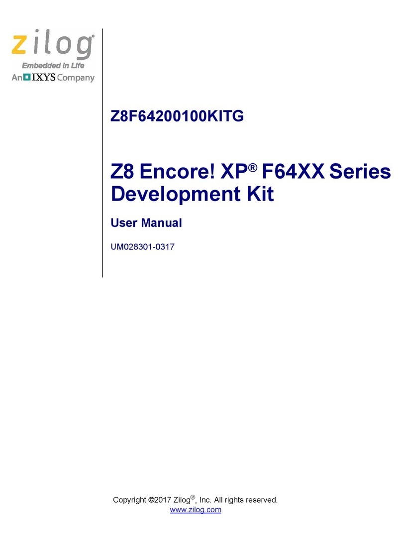 IXYS zilog Z8 Encore! XP F64 Series User manual