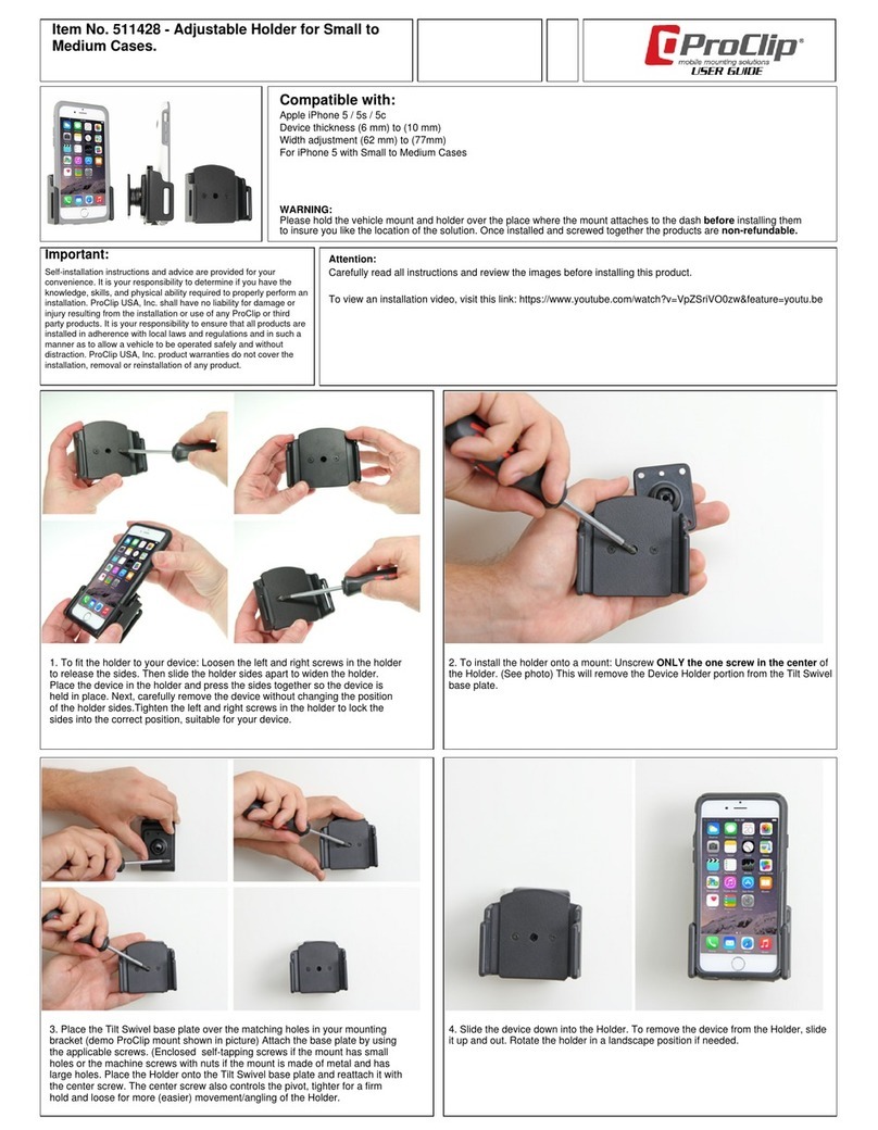 ProClip 511428 User manual