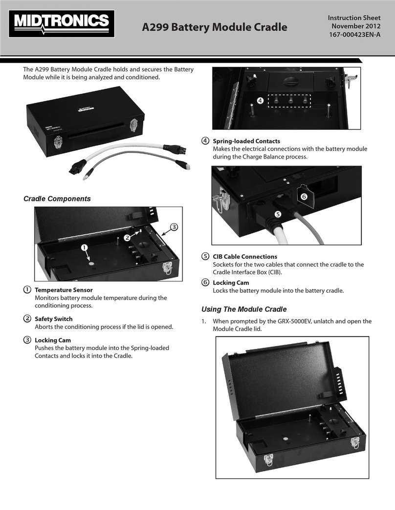 Midtronics A299 instruction sheet