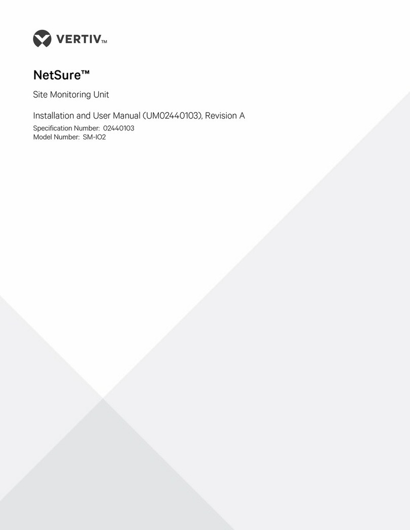 Vertiv NetSure SM-IO2 Installation and user manual