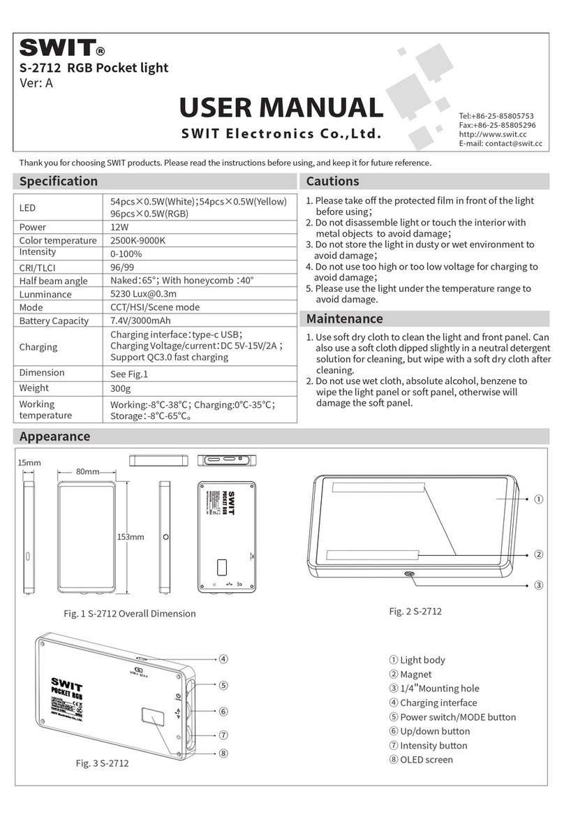 SWIT S-2712 user manual