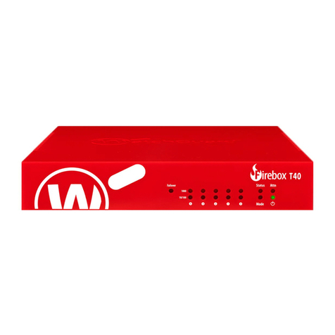 Watchguard Firebox T40 User manual