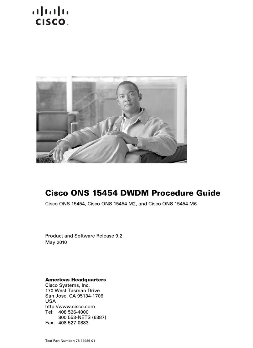 Cisco ONS 15454 Series Manual Cisco ONS 15454 Series Manual