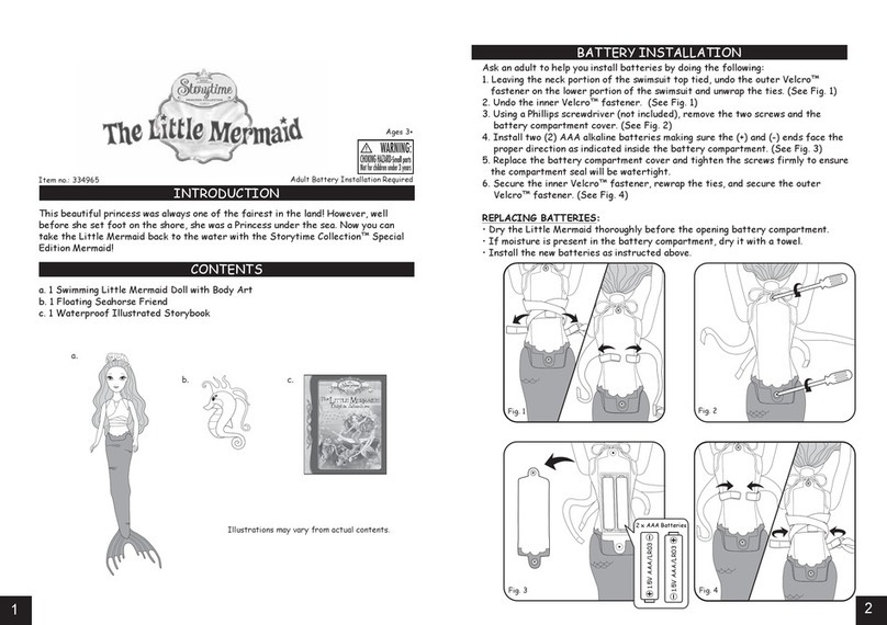 MGA Entertainment Storytime Little Mermaid User manual MGA Entertainment Storytime Little Mermaid User manual