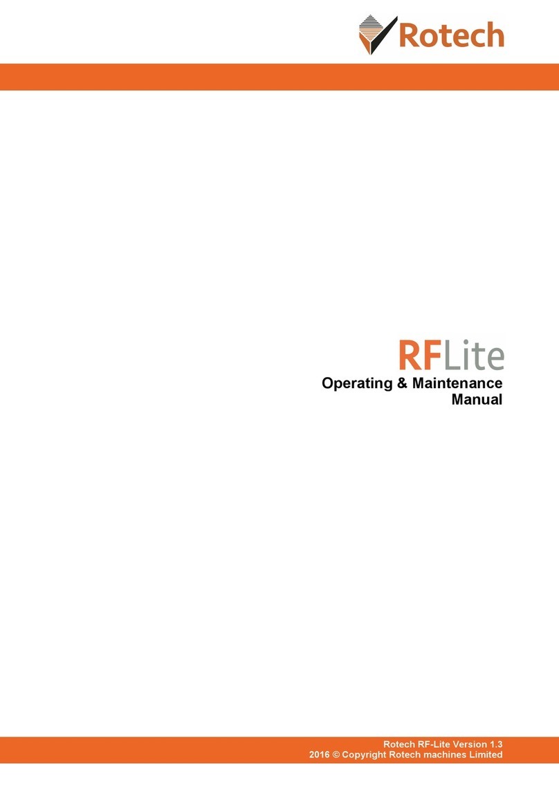 Rotech RF LITE Series operating & maintenance manual