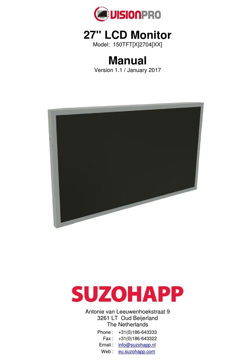 Suzohapp VISIONPRO 150TFT 2504 Series User manual