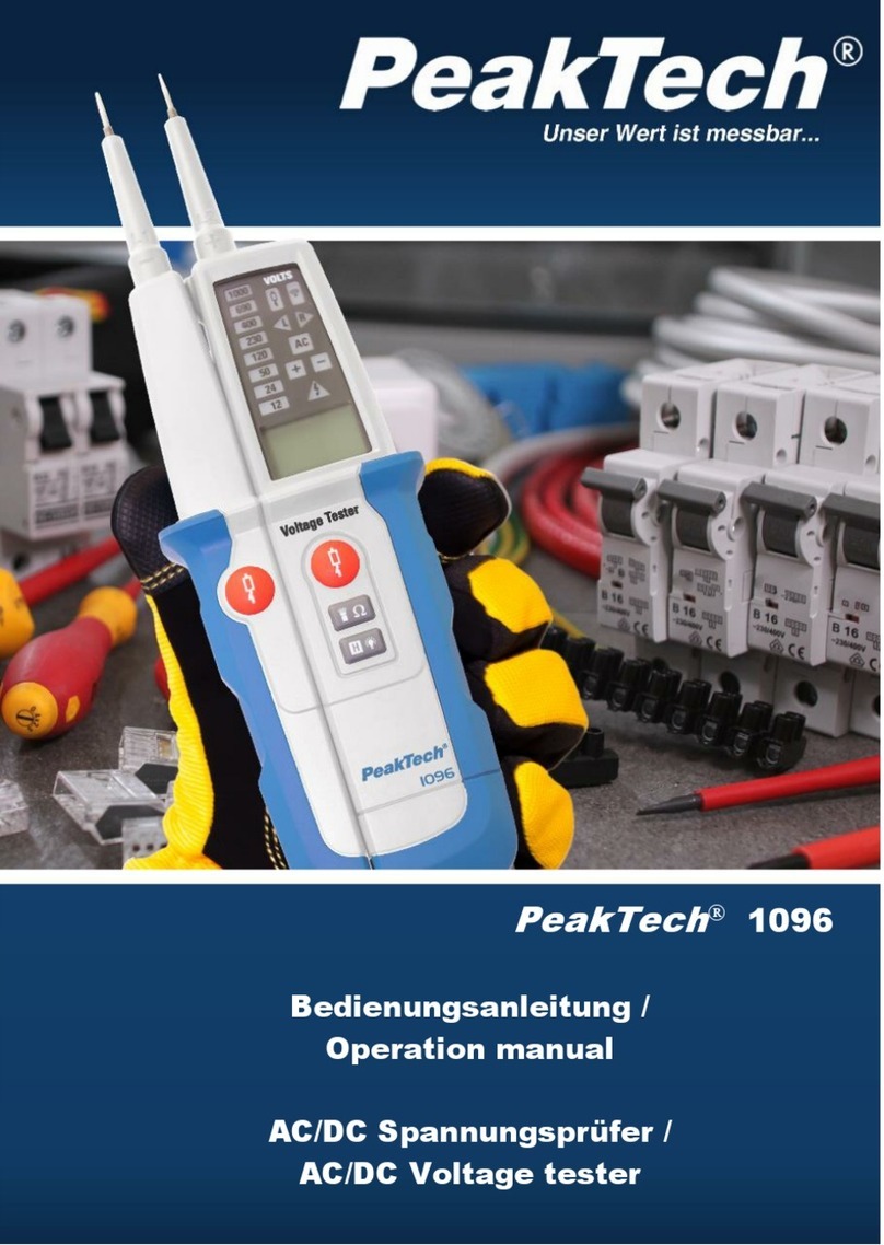 PeakTech 1096 Operation manual