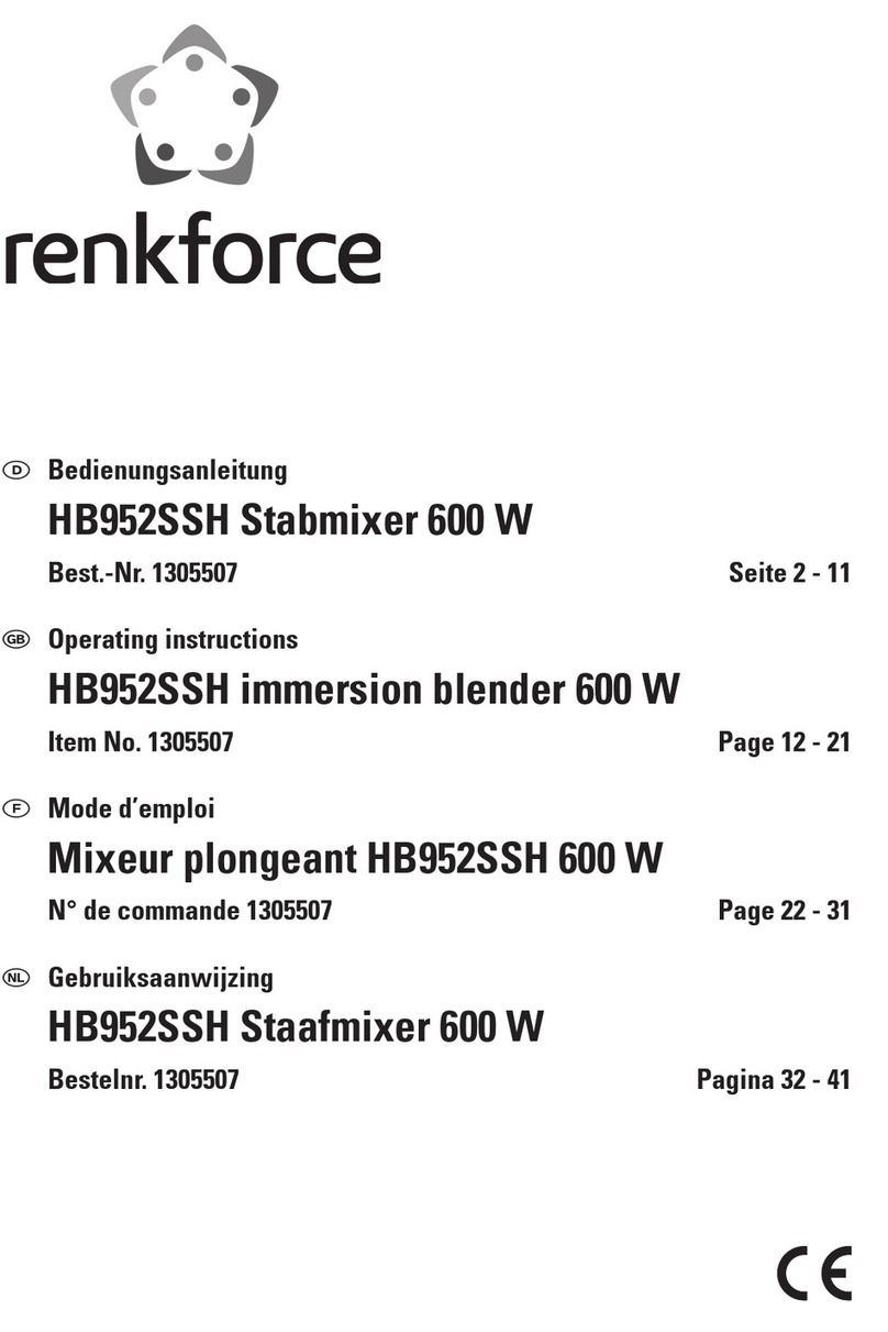 Renkforce HB952SSH operating instructions