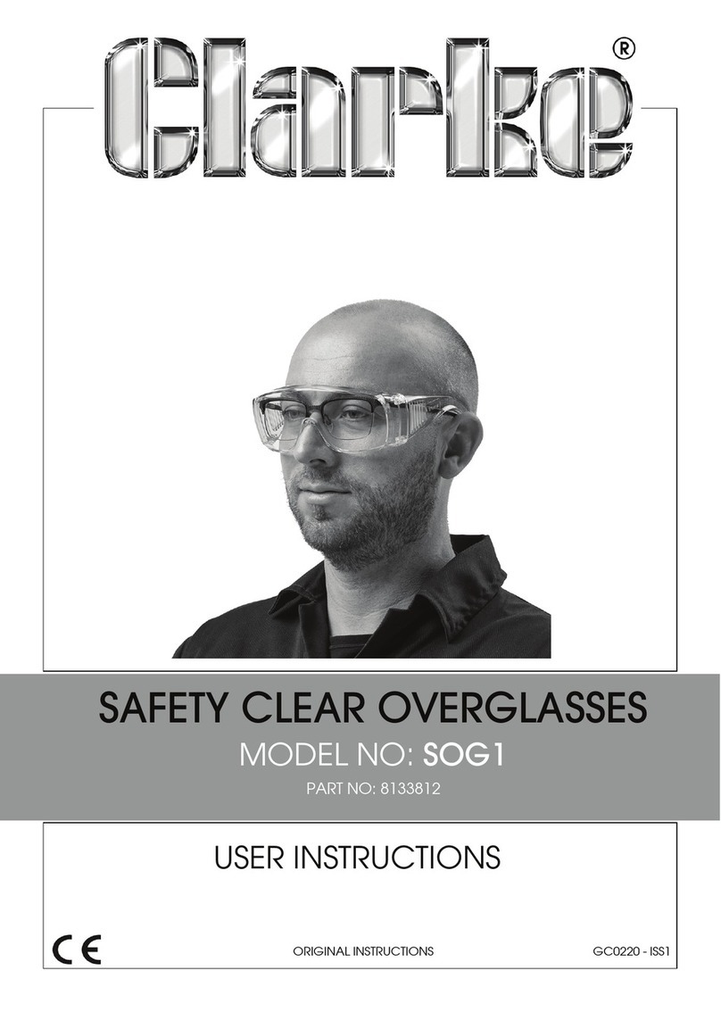 Clarke SOG1 User manual