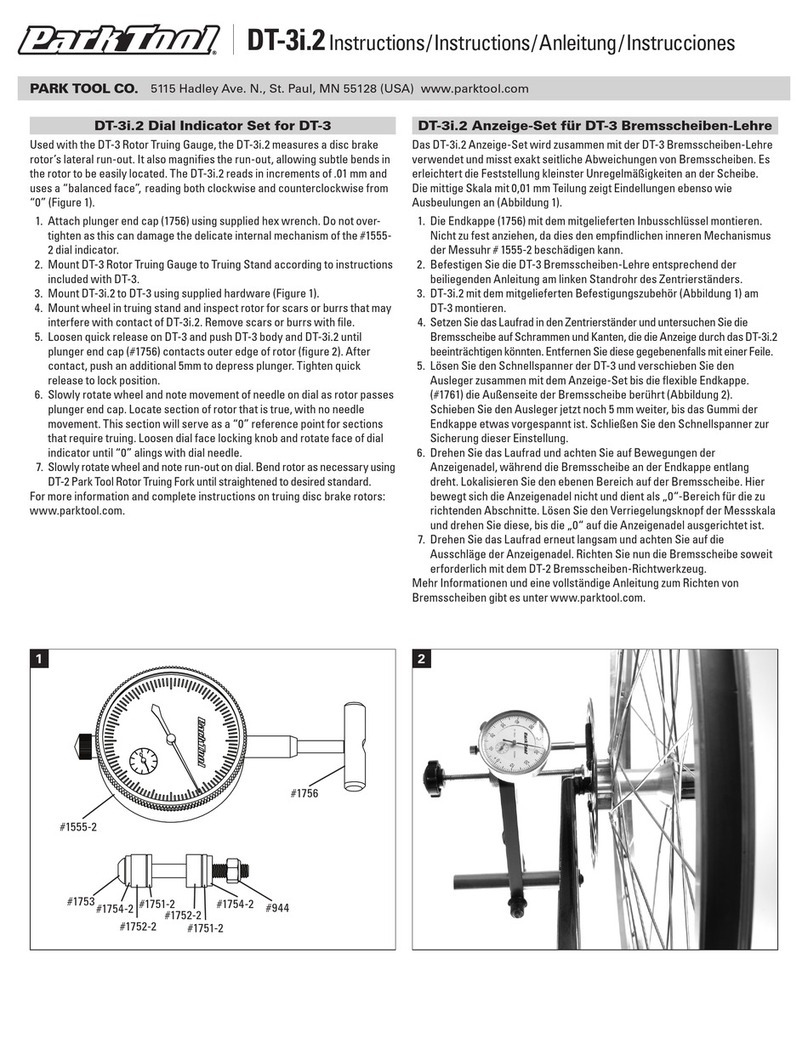 parktool DT-3i.2 User manual
