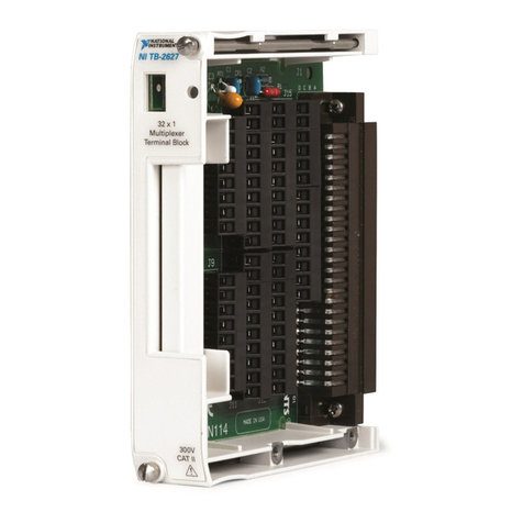 National Instruments TB-2627 User manual