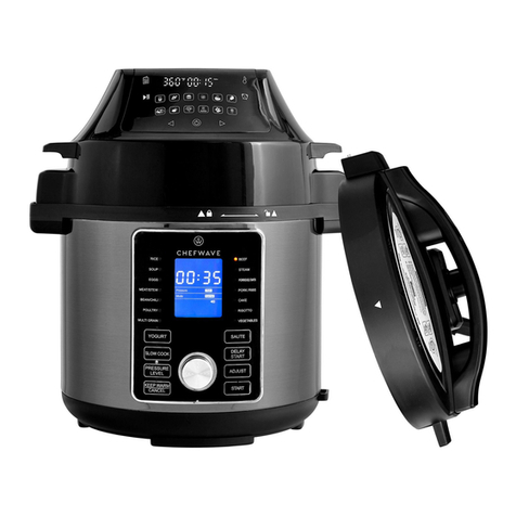 Chefwave Swap Pot CW-AFPC01 User manual