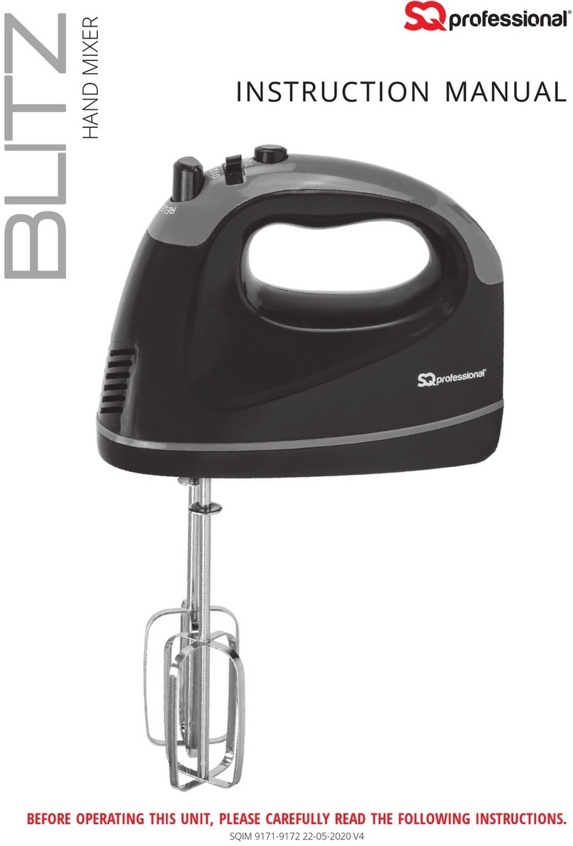 SQ Professional BLITZ instruction manual